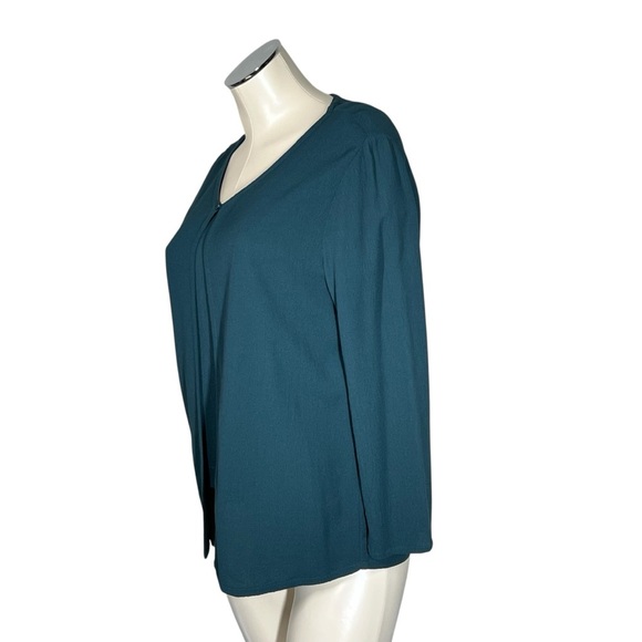 EILEEN FISHER Teal Green Two Piece Cami Cardigan Set Women's Size PS - Picture 5 of 16
